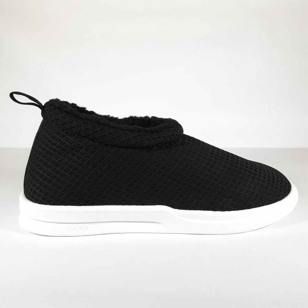 LUSSO CLOUD GURU SHERP MEN'S SHOES SIZE 11 IN JET BLACK WAFFLE / LILY WHITE BNIB - Picture 14 of 16
